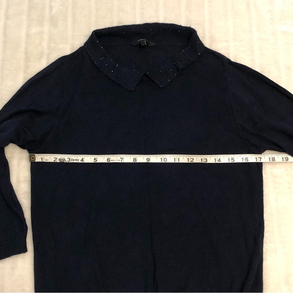 BOGO Free🦋 Van Heusen Navy Lightweight Collared Sweater - Picture 9 of 12